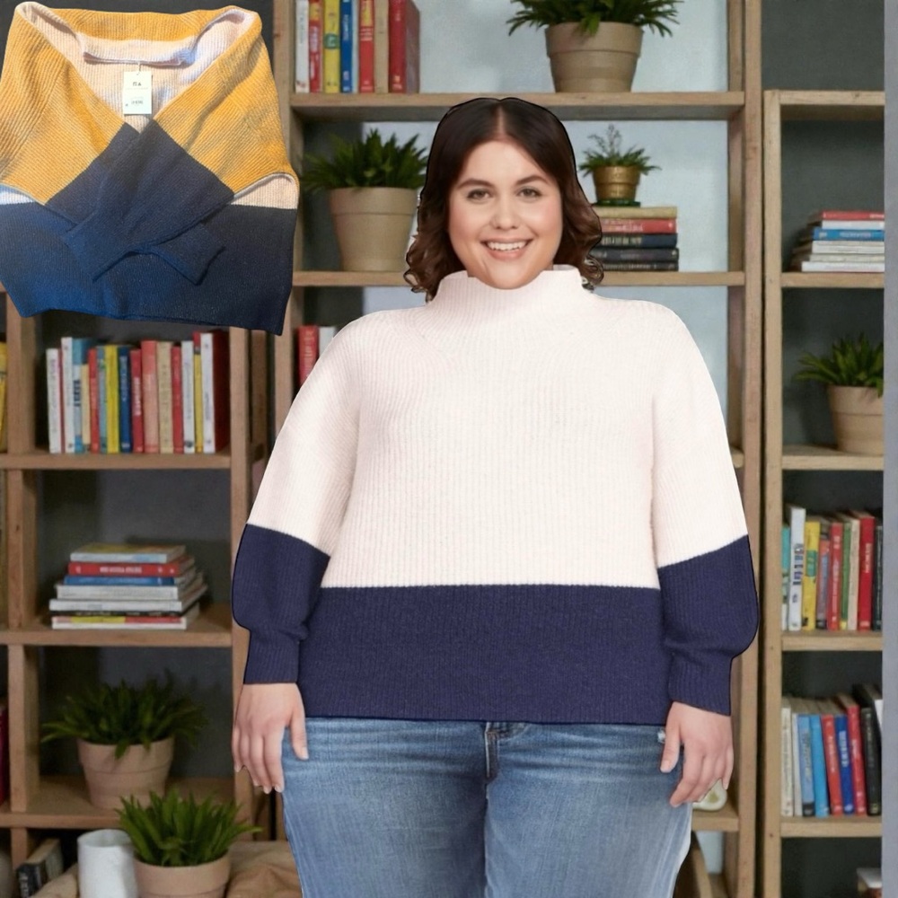 NEW!! Color Block Sweater